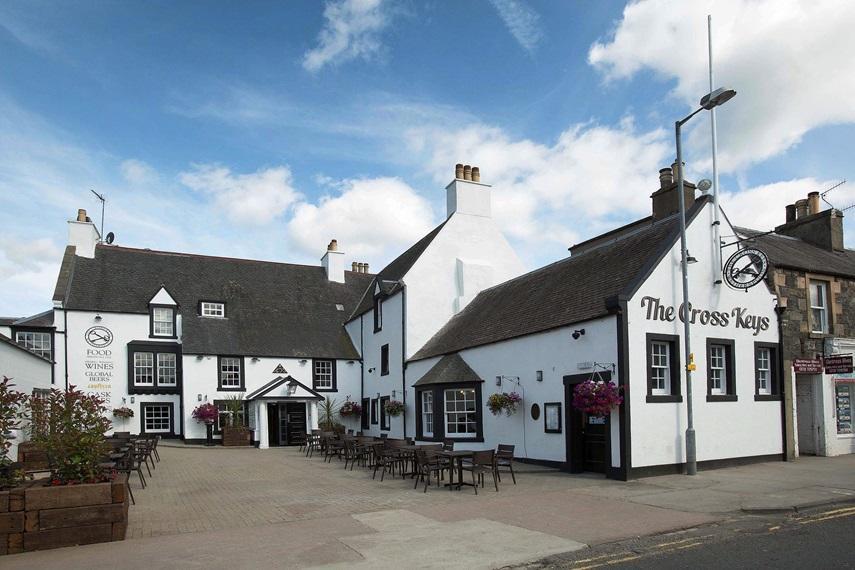 The Cross Keys Hotel Peebles Exterior photo